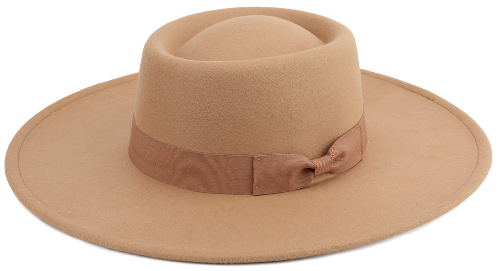 Big Wide Brim Women Fedora Hat - From Where - 