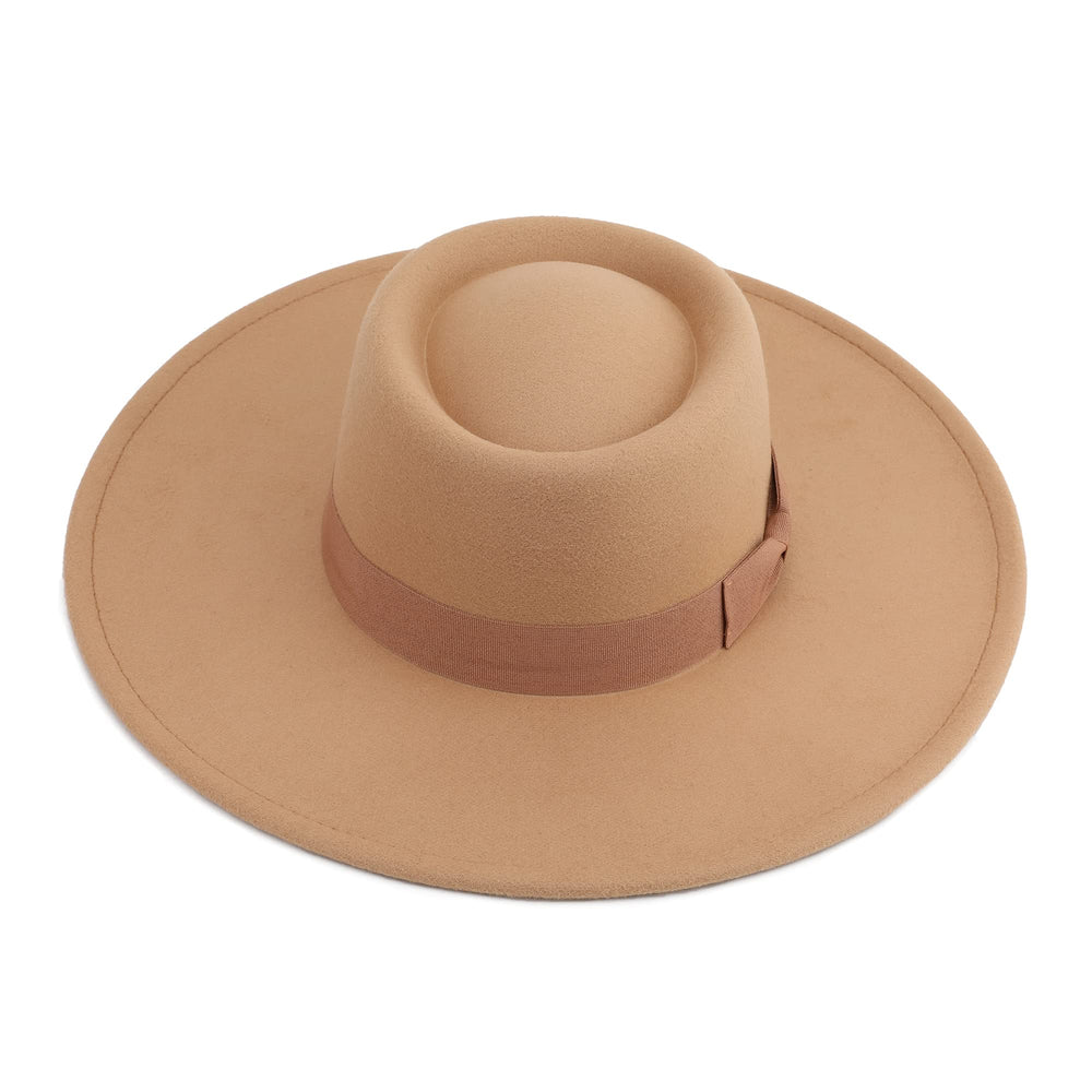 Big Wide Brim Women Fedora Hat - From Where - 