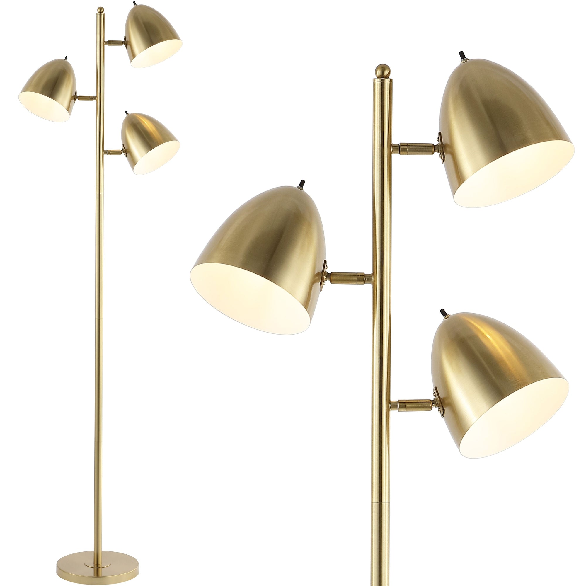 Billy 3 - Light Modern Iron Floor Lamp - From Where - 