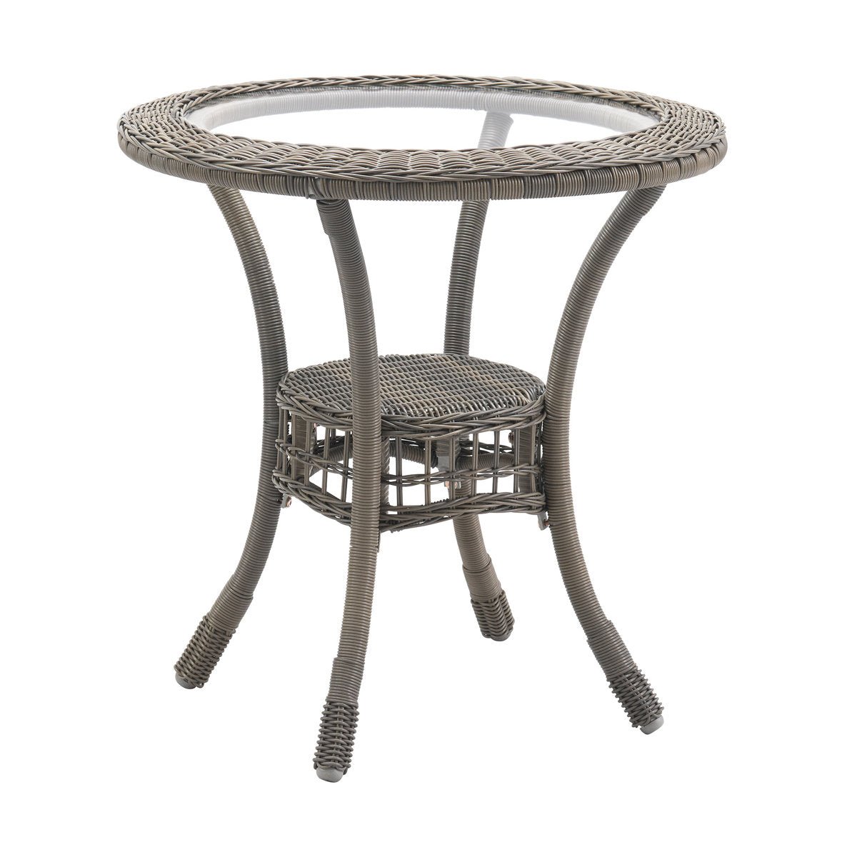 Bistro Dining Table with Glass Top - From Where - 