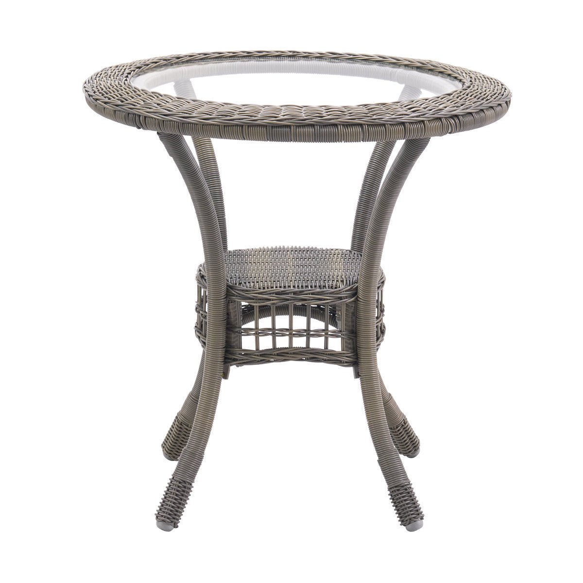 Bistro Dining Table with Glass Top - From Where - 
