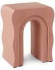 Bixby Outdoor Arched Concrete Side Table - From Where Finds - 