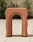 Bixby Outdoor Arched Concrete Side Table - From Where Finds - 