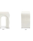 Bixby Outdoor Concrete Side Table - From Where - 