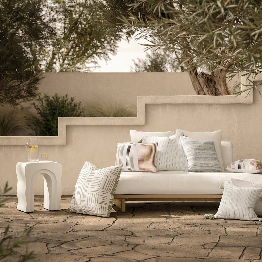 Bixby Outdoor Concrete Side Table - From Where - 