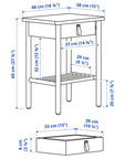 BJÖRKSNÄS Nightstand - From Where - 