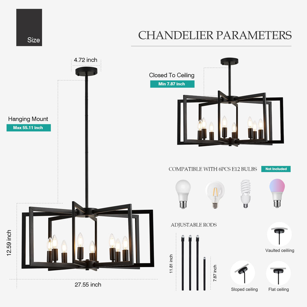 Black Chandeliers - From Where - 