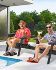 Black Folding Adirondack Set of 2 - From Where - 