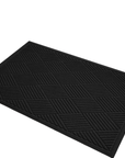 Black Non - Slip Front Door Mat - From Where - 