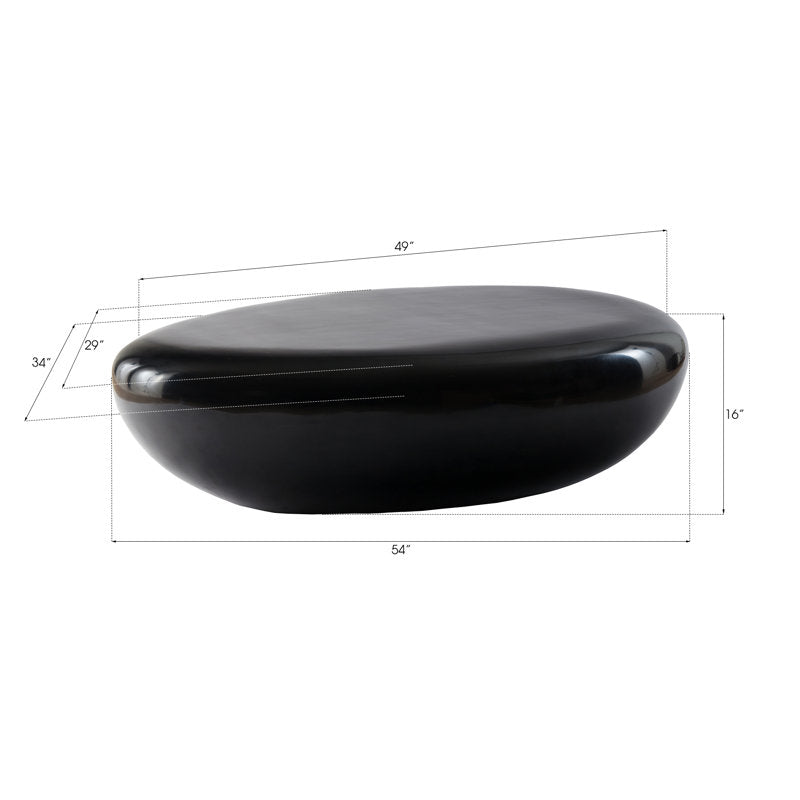 Black River Stone Solid Coffee Table - From Where - 