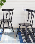 Black Spindle Back Dining Chair (Set of 2) - From Where - 