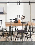 Black Spindle Back Dining Chair (Set of 2) - From Where - 