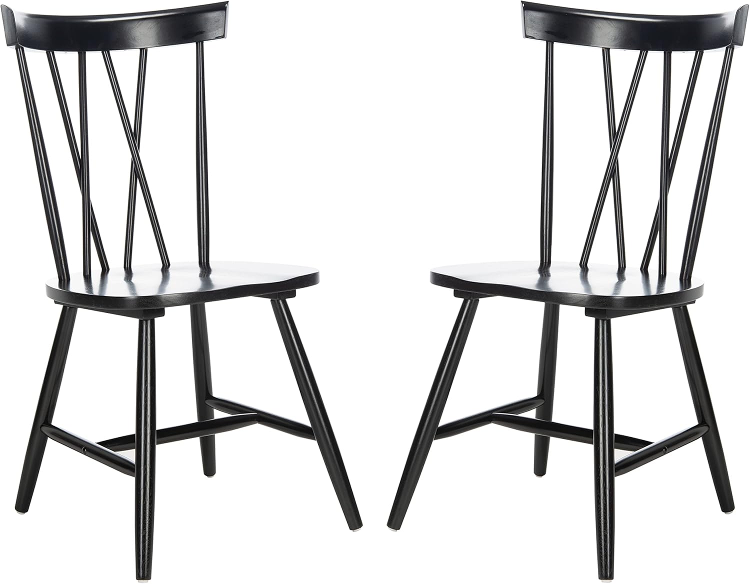Black Spindle Back Dining Chair (Set of 2) - From Where - 