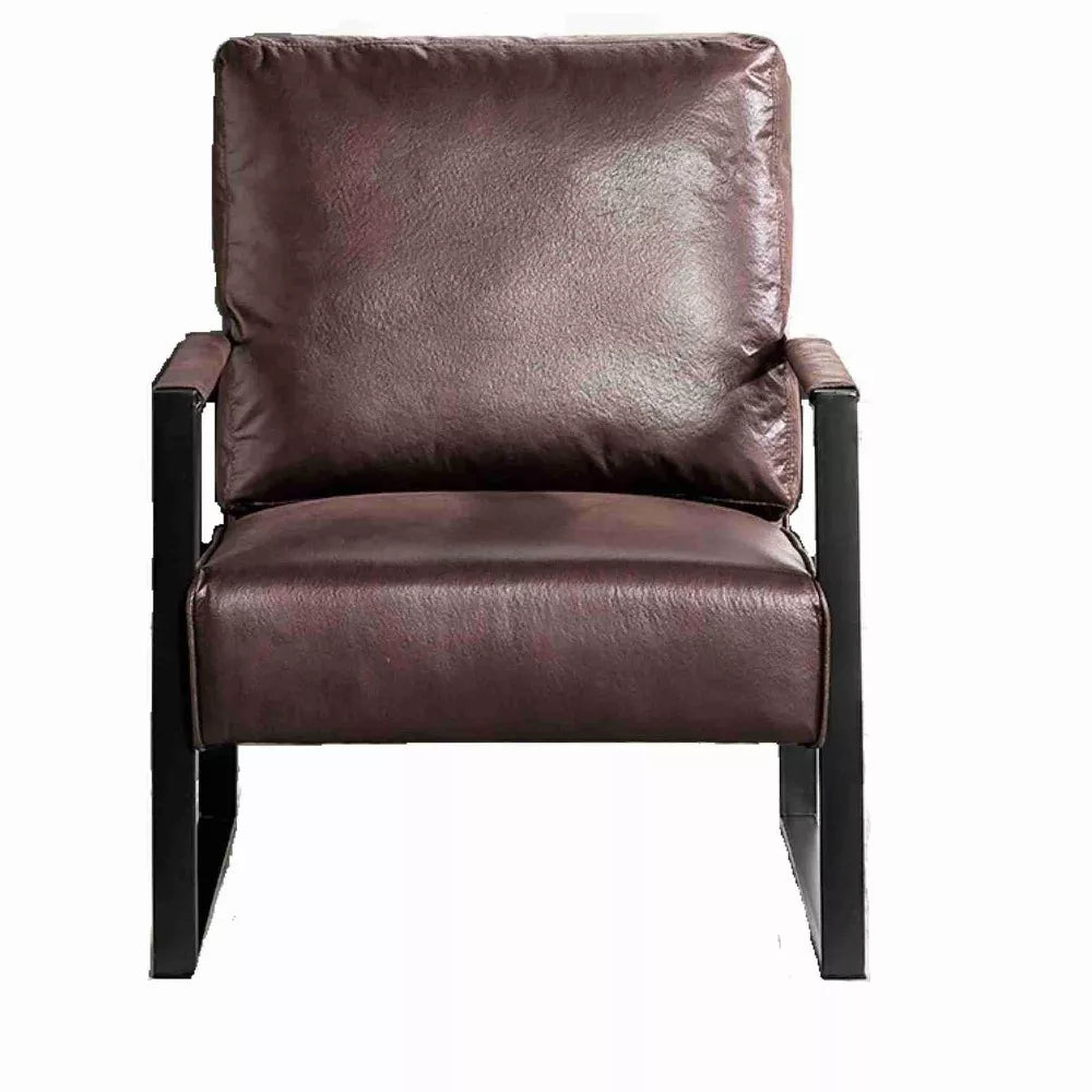 Black Upholstered Accent Chair - From Where - 