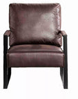 Black Upholstered Accent Chair - From Where - 