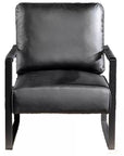Black Upholstered Accent Chair - From Where - 