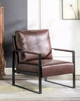 Black Upholstered Accent Chair - From Where - 