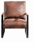 Black Upholstered Accent Chair - From Where - 