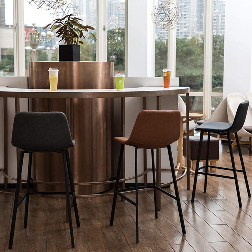 Black Wrought Iron Bar Stool - From Where - 
