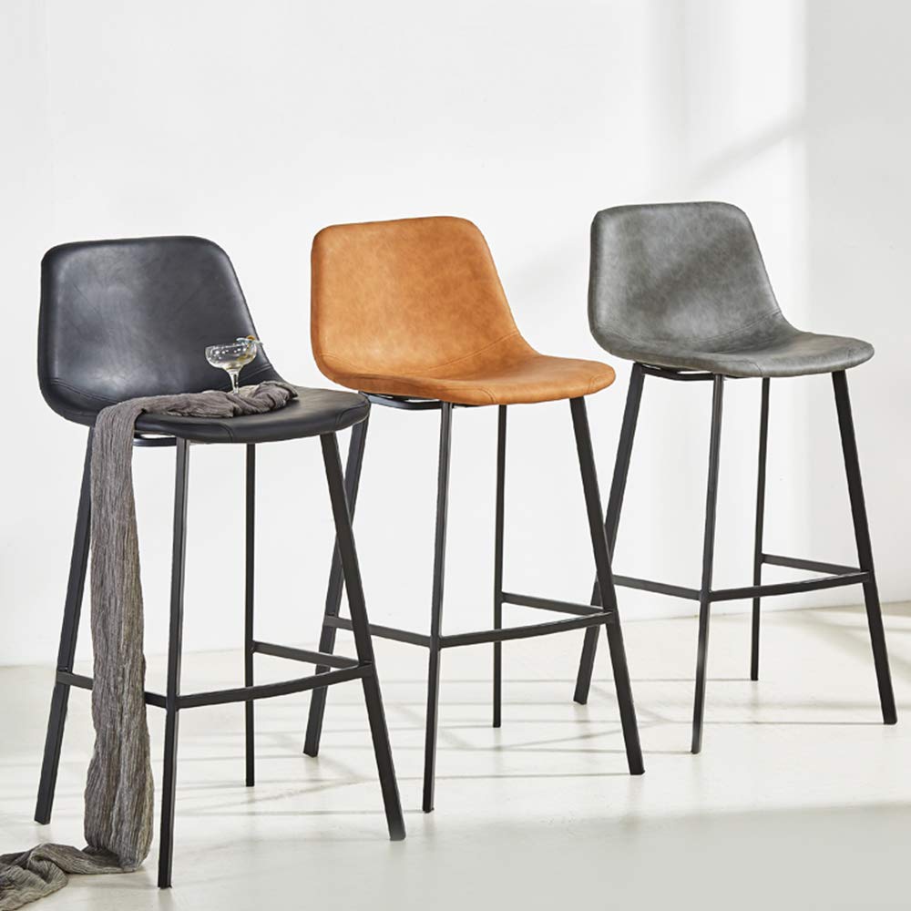 Black Wrought Iron Bar Stool - From Where - 