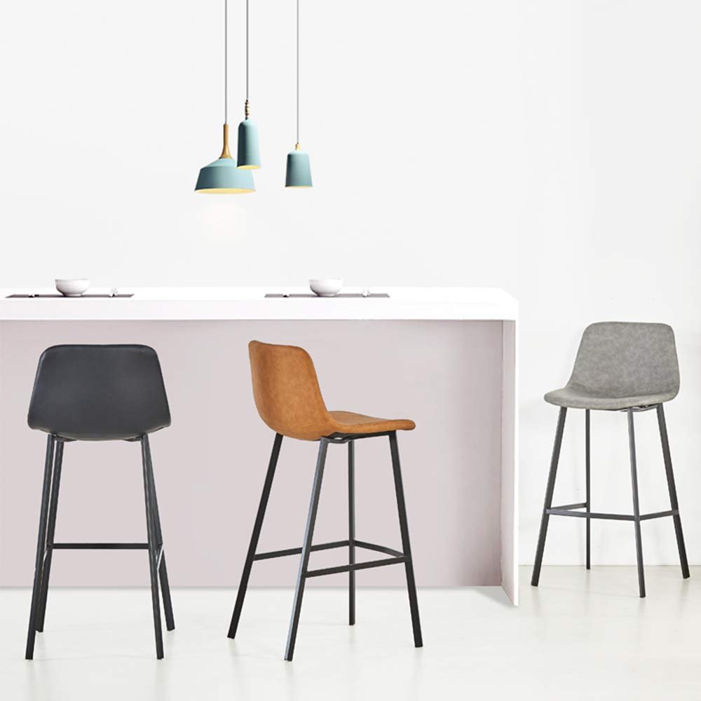 Black Wrought Iron Bar Stool - From Where - 