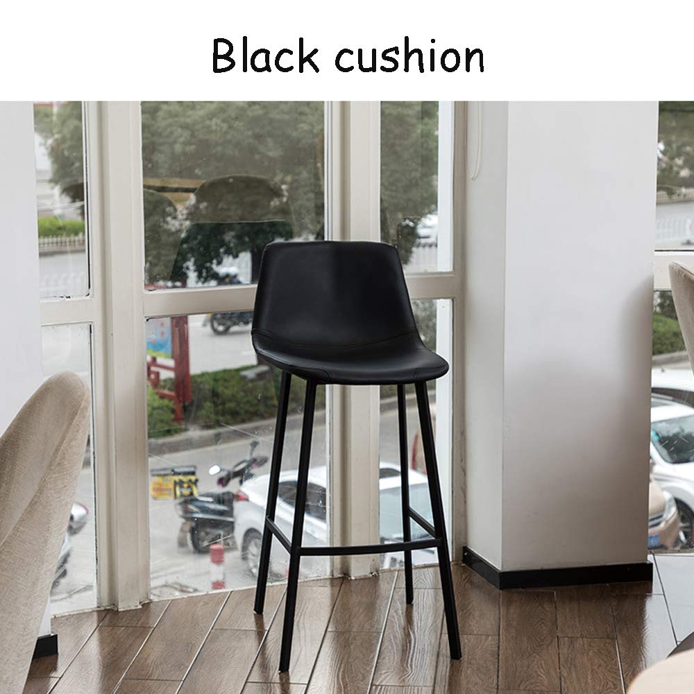 Black Wrought Iron Bar Stool - From Where - 