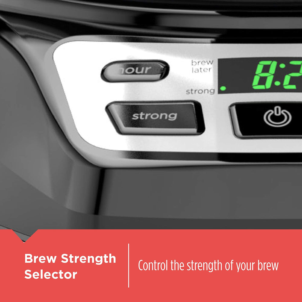 BLACK+DECKER 12 - Cup* Programmable Coffeemaker, Black, CM1070B - 3 - From Where - 