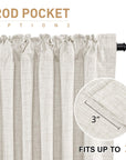 Blackout Curtains for Bedroom Linen - From Where - 