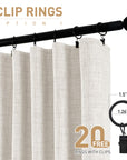 Blackout Curtains for Bedroom Linen - From Where - 