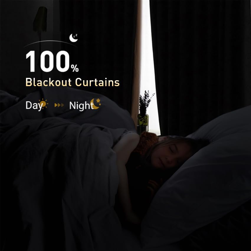 Blackout Curtains for Bedroom Linen - From Where - 