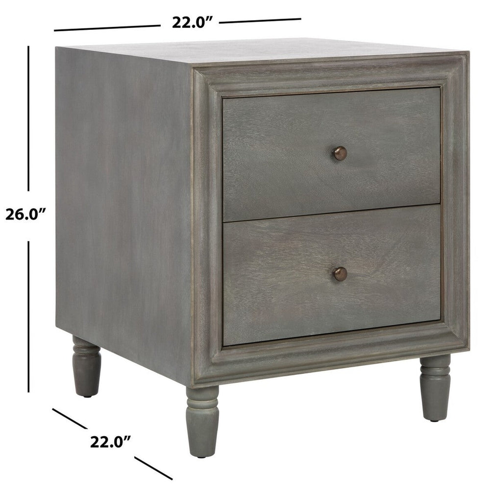 Blaise Nightstand With Storage Drawers - From Where Finds - 