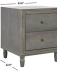 Blaise Nightstand With Storage Drawers - From Where Finds - 