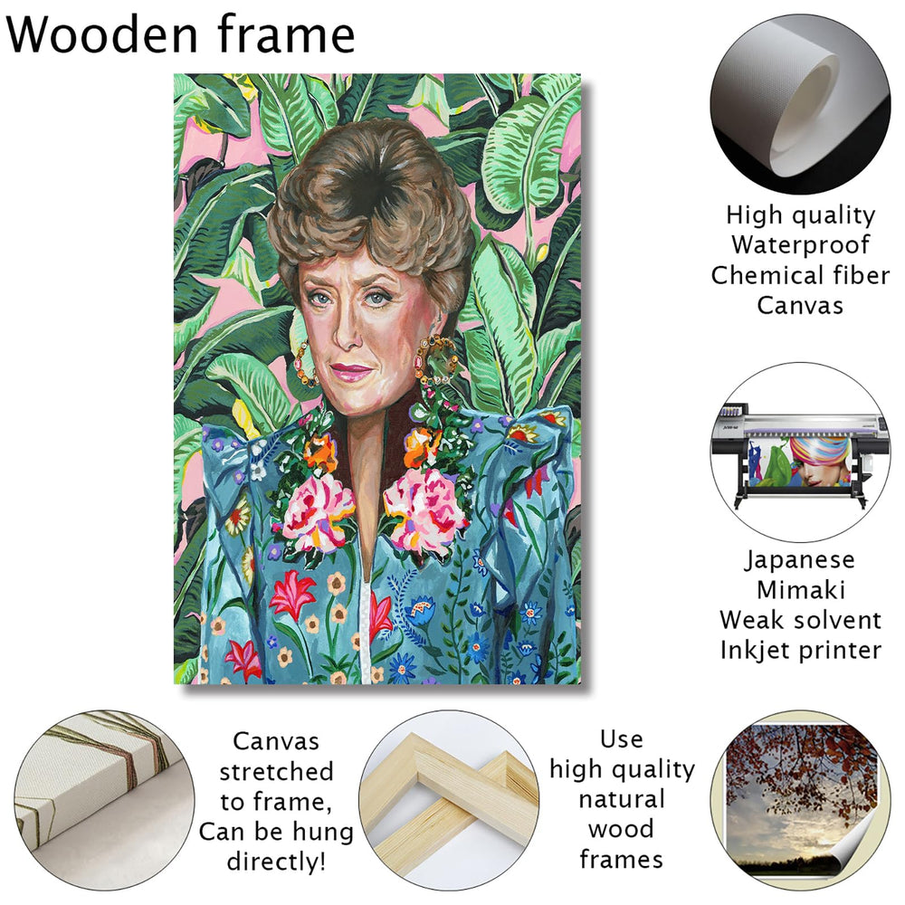 Blanche Devereaux Golden Girls Wall Art - From Where - 