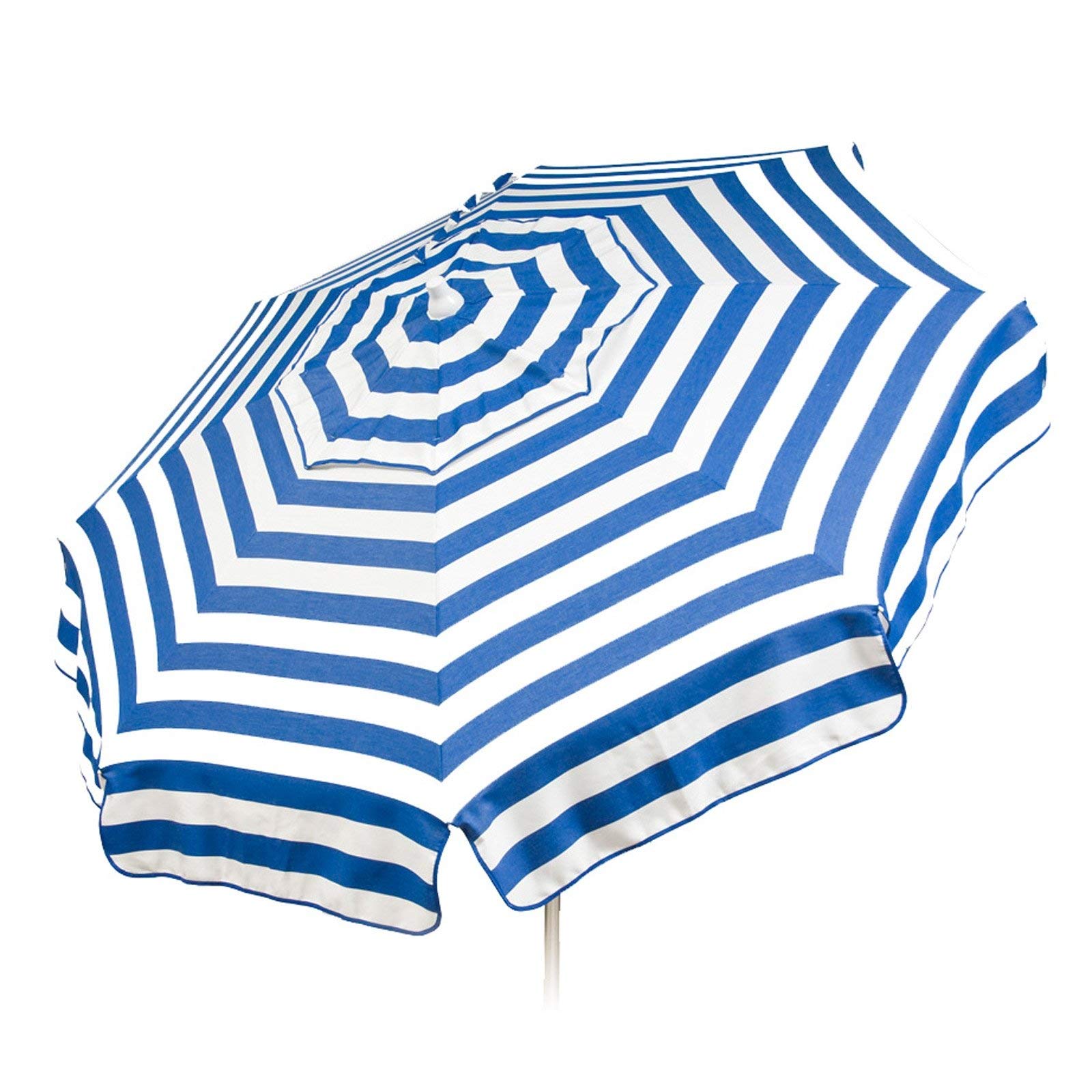 Blue and White Acrylic Striped Pole Umbrella - From Where - 