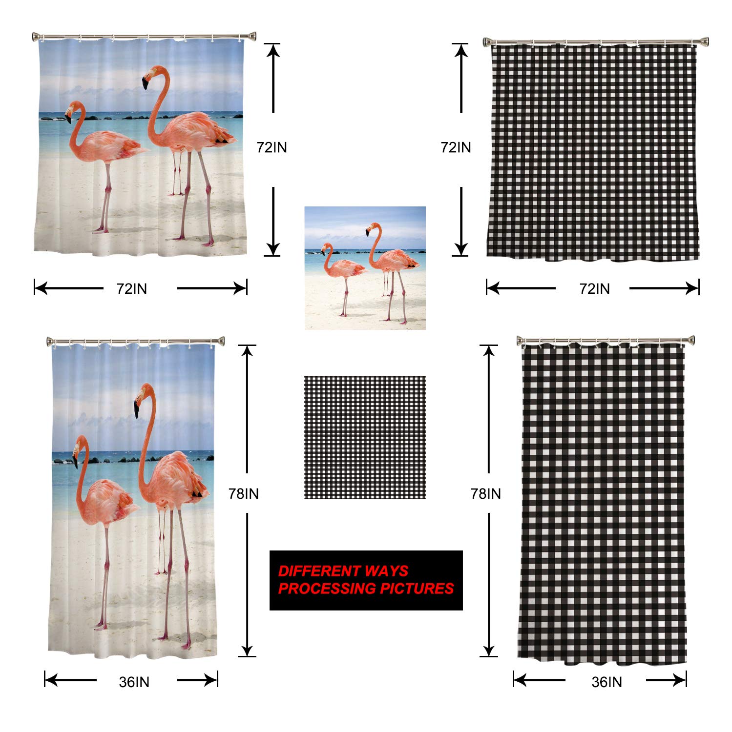 Blue Forest Shower Curtain Set - From Where - 