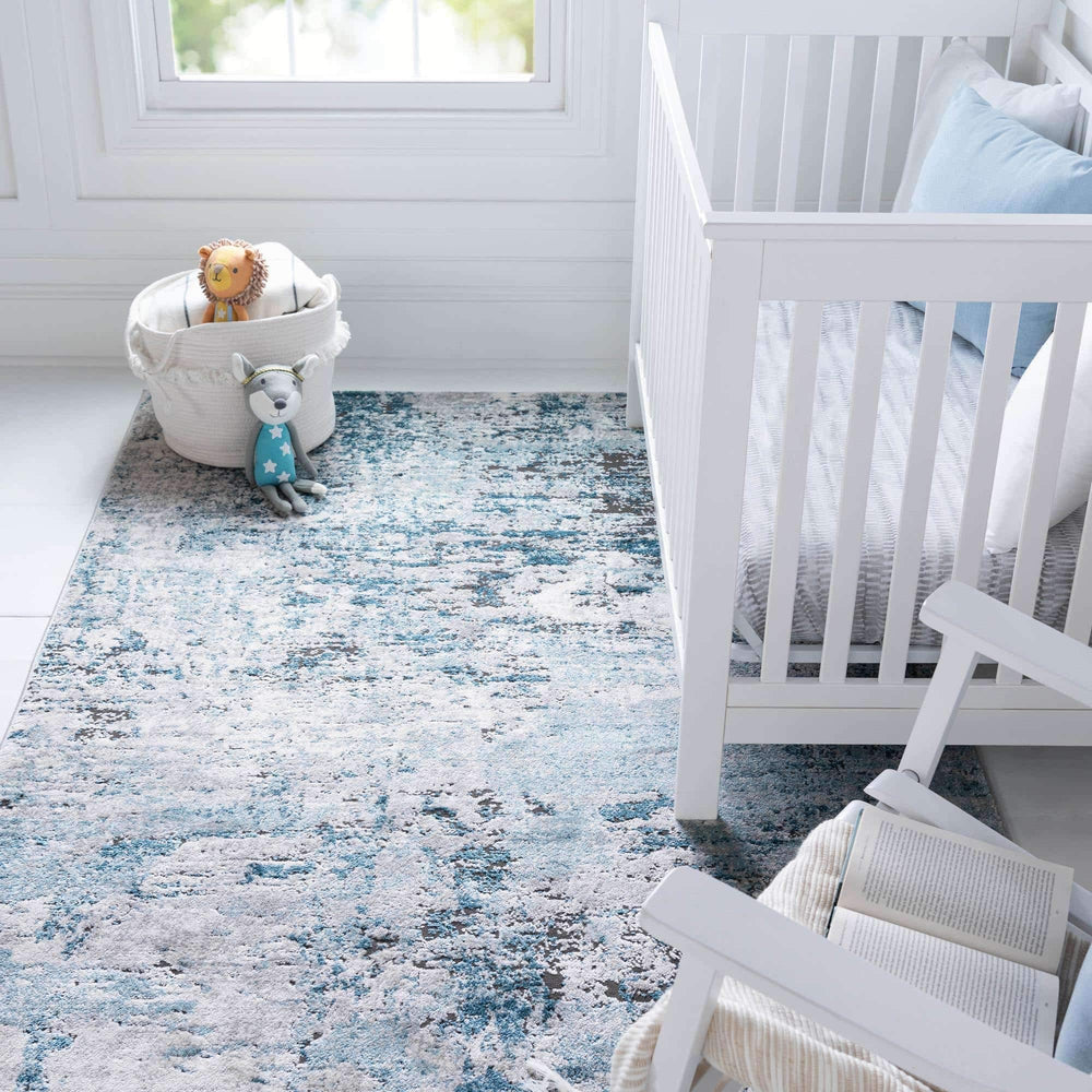 Blue Low - Pile Area Rug - From Where - 
