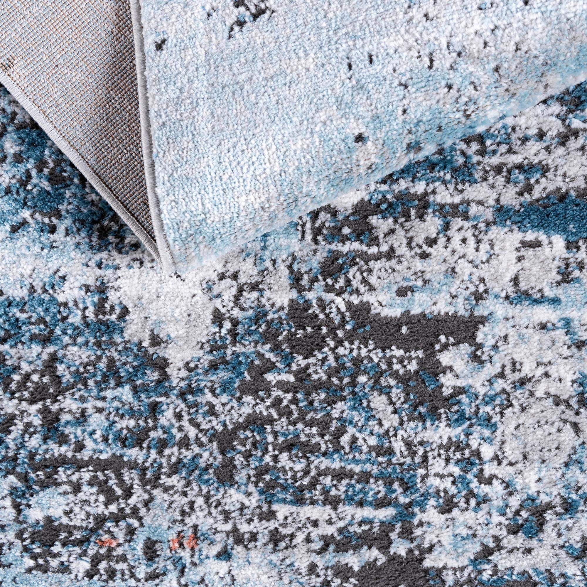 Blue Low - Pile Area Rug - From Where - 