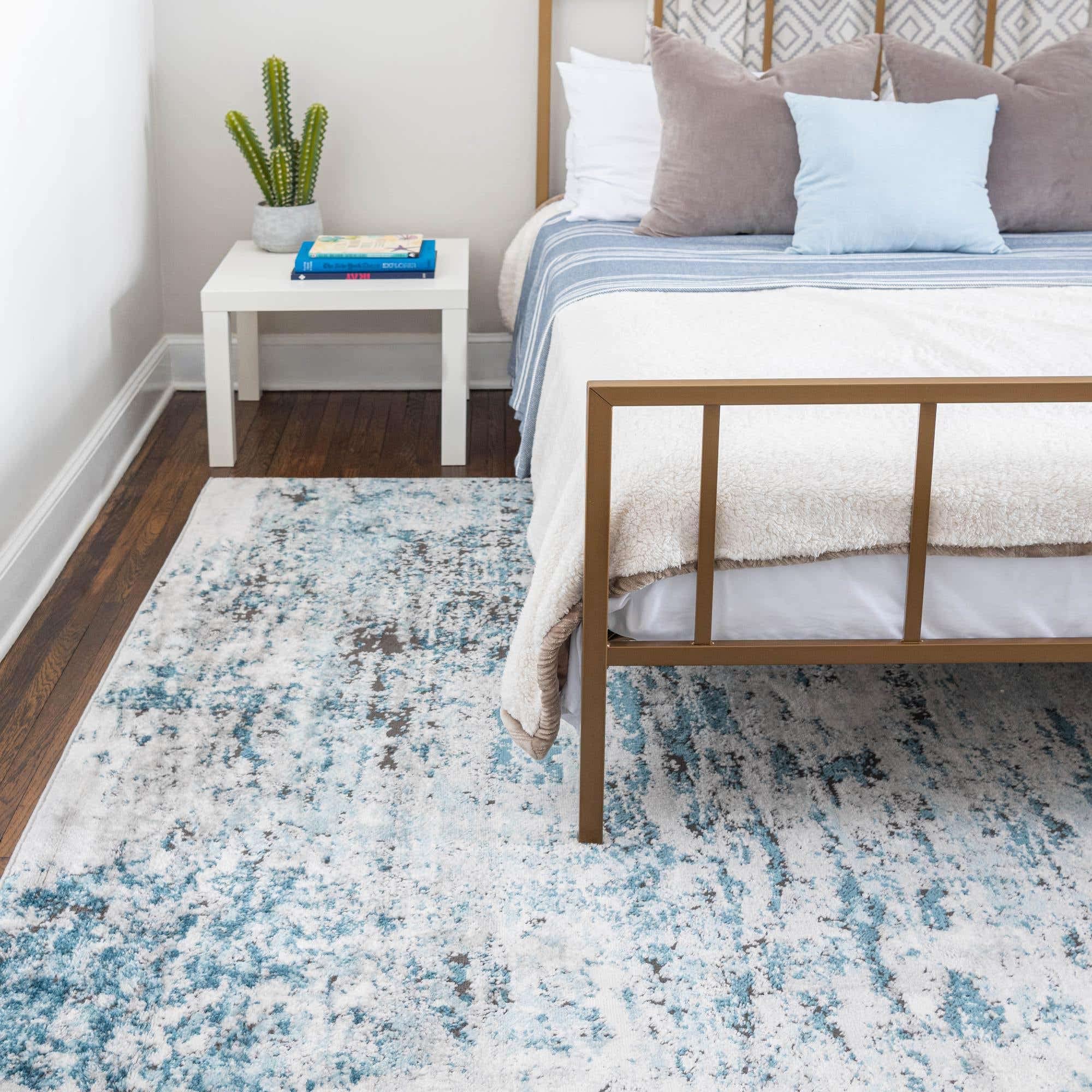 Blue Low - Pile Area Rug - From Where - 