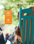 Blue Rocking Adirondack Chair - From Where - 