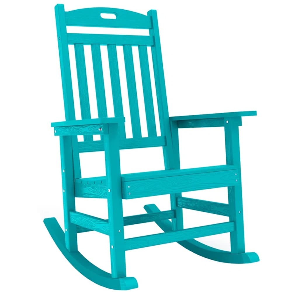 Blue Rocking Adirondack Chair - From Where - 
