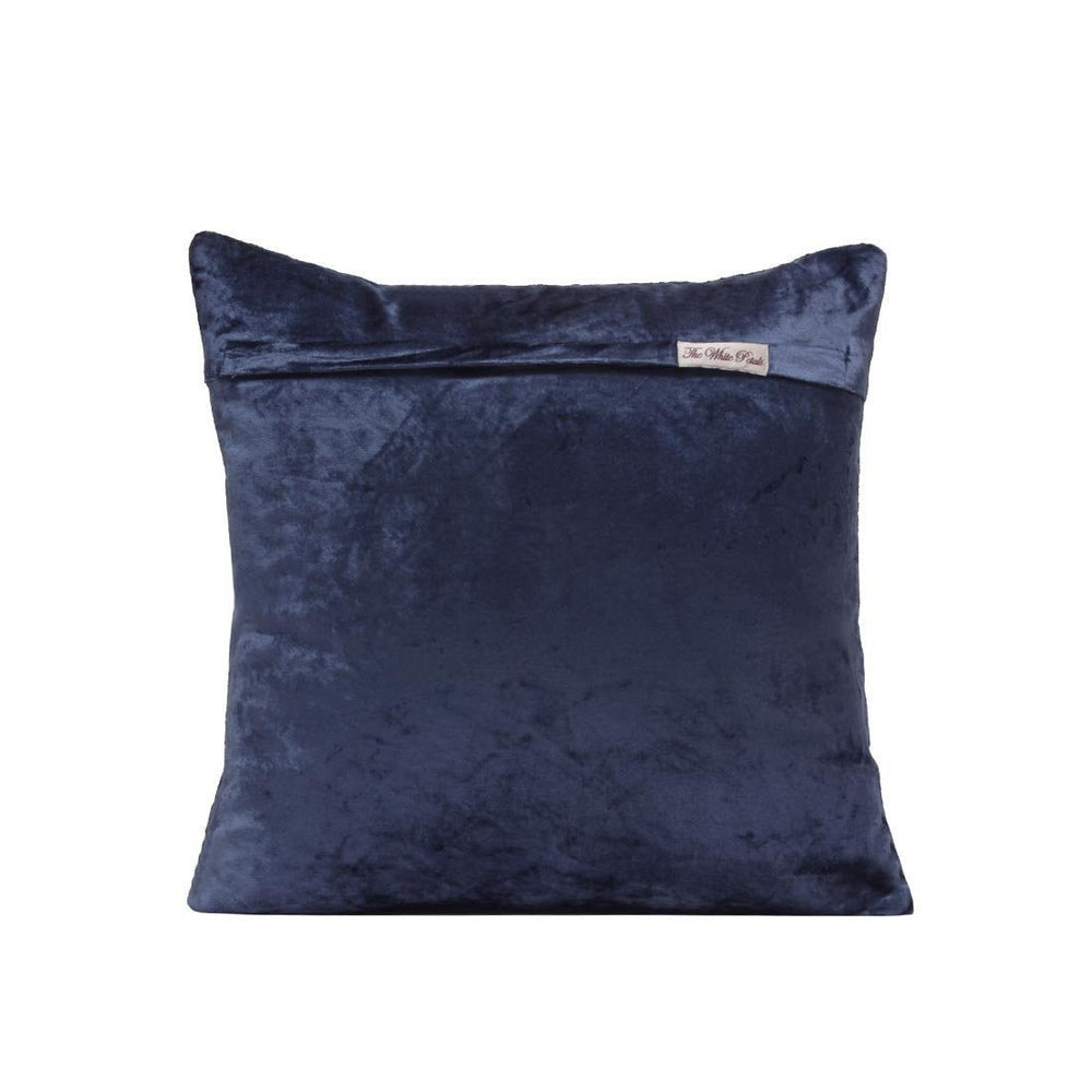 Blue Velvet Euro Pillow - From Where - 