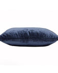 Blue Velvet Euro Pillow - From Where - 