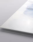Blue Xray Floral Frameless Graphic Wall Art - From Where - 