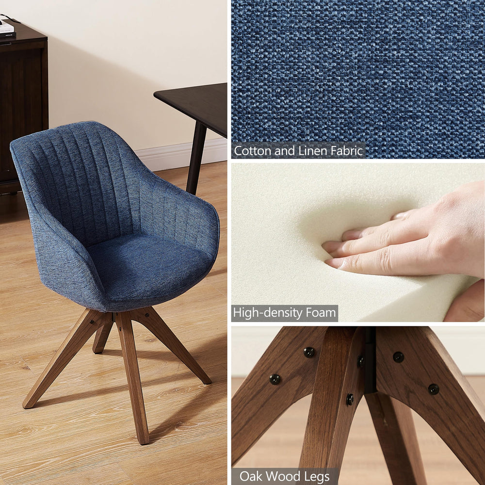 Blue Zouron Accent Chair - From Where - 