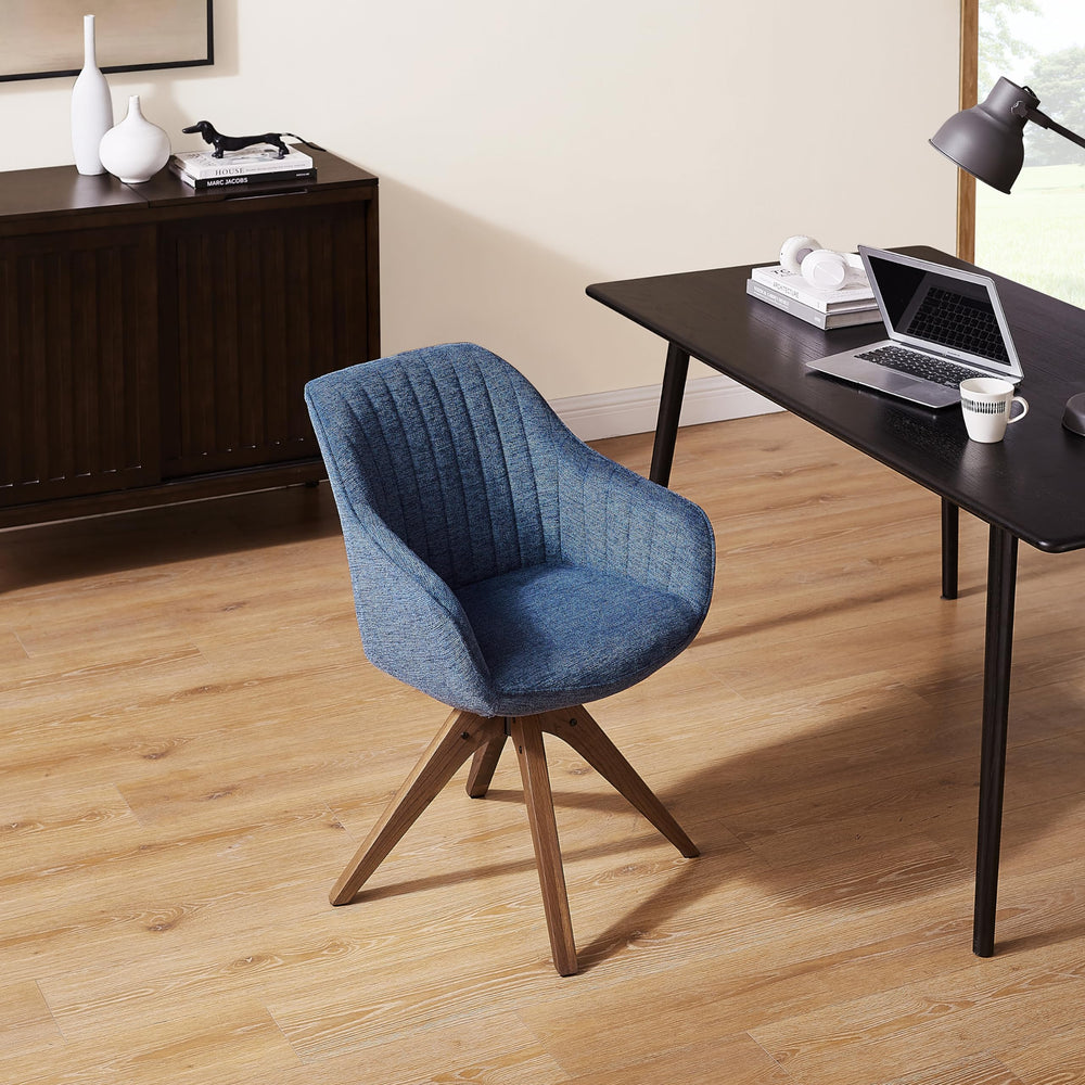 Blue Zouron Accent Chair - From Where - 
