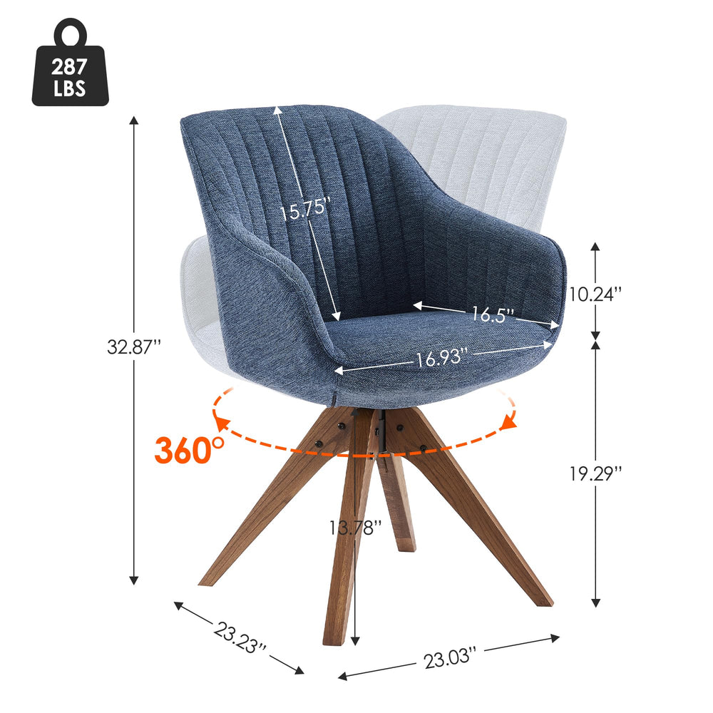 Blue Zouron Accent Chair - From Where - 