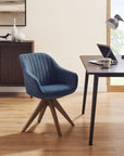 Blue Zouron Accent Chair - From Where - 