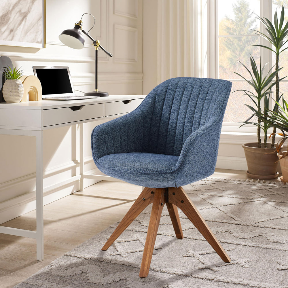 Blue Zouron Accent Chair - From Where - 
