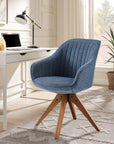 Blue Zouron Accent Chair - From Where - 