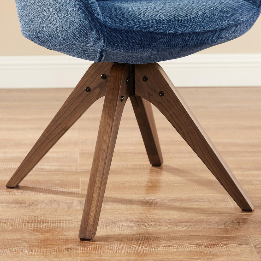 Blue Zouron Accent Chair - From Where - 